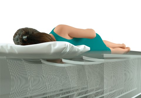 MATERAC DMUCHANY 203X152 CM DO SPANIA Z POMPKĄ DWUOSOBOWY INTEX 64118