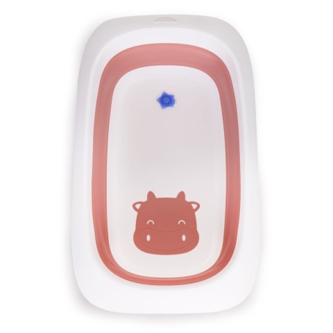 WANIENKA DLA DZIECI WANNA RÓŻOWA SKŁADANA Z ODPŁYWEM - KRÓWKA ECOTOYS