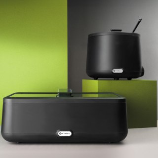 Kociołek termos elektryczny do zupy UNIQ 35-85 C 8 l 500 W - czarny