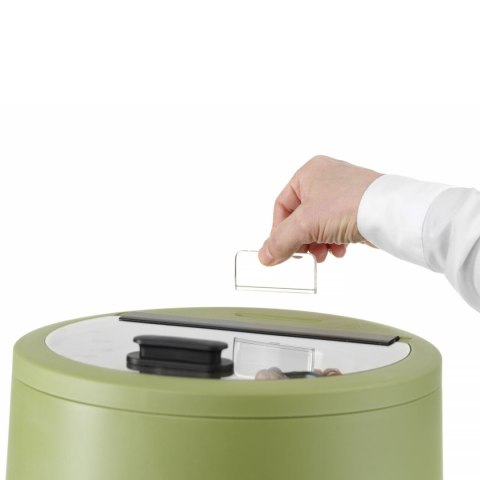 Kociołek termos elektryczny do zupy UNIQ 35-85 C 8 l 500 W - zielony