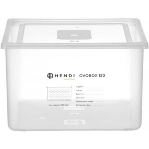 Pojemnik na jajka 8 tacek na 120 jaj OVOBOX 18 l 355 x 325 x 200 mm