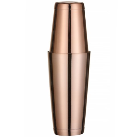 Zestaw barmański w tubie shaker jigger sitko muddler łyżka - miedziany