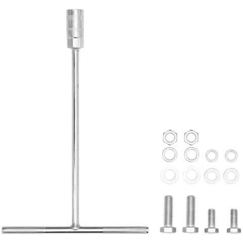 Pług spych śnieżny do taczki spalinowej HT-MD-300 STAL 153 x 99 x 60 cm