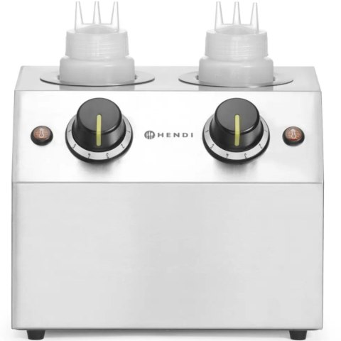 Podgrzewacz elektryczny do sosów butelek podwójny 2 strefy 2x 650 ml 200 W