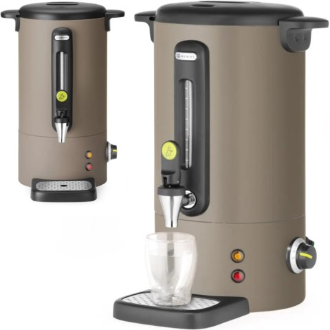 Warnik do wody grzanego wina z kranem tacką ociekową UNIQ 9 l 950 W - taupe