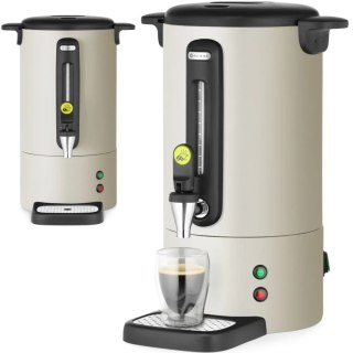 Zaparzacz do kawy z kranem ociekaczem UNIQ 7 l 1050 W - jasnoszary