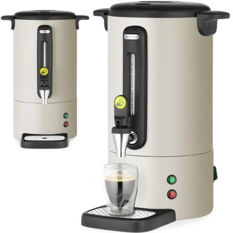 Zaparzacz do kawy z kranem ociekaczem UNIQ 7 l 1050 W - jasnoszary