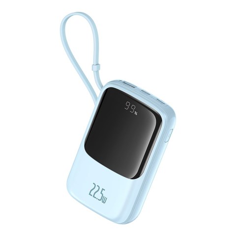 Power bank 10000mAh Qpow Pro+ 22.5W USB-C - niebieski