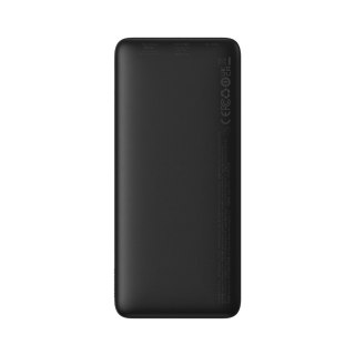 Powerbank Airpow 20W 10000mAh z kablem USB-A - USB-C 30cm - czarny