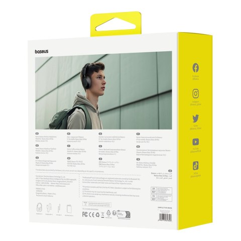 Słuchawki bezprzewodowe nauszne Bass 30 Max Bluetooth 5.3 - czarne