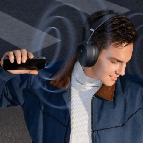 Słuchawki bezprzewodowe nauszne Bass 30 Max Bluetooth 5.3 - czarne