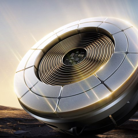 Uchwyt samochodowy magnetyczny na telefon z ładowarką indukcyjną 15W - czarny