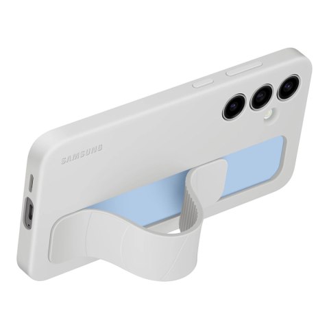 Etui case Samsung Standing Grip Case z uchwytem i podstawką do Galaxy S24 FE - szare