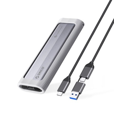Kieszeń obudowa na dysk AXM2-G2 M.2 NVME USB-C 10Gb/s - szara