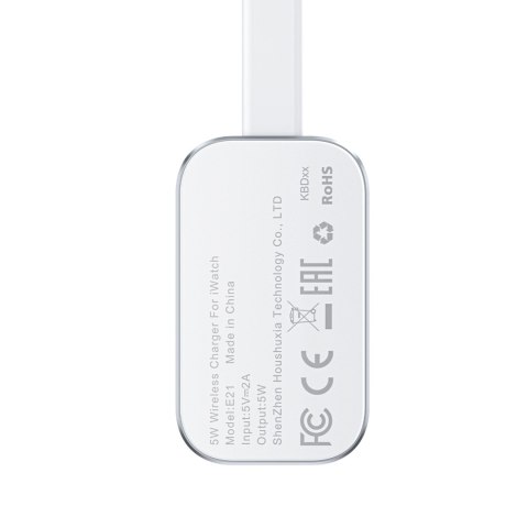 Ładowarka bezprzewodowa do Apple Watch 5W- srebrna