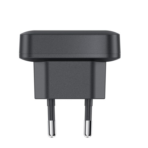 Ładowarka sieciowa płaska 65W GaN 2 USB-C USB-A ultra cienka - czarna