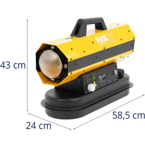 Nagrzewnica dmuchawa olejowa do ogrzewania warsztatu hali 12 l 20 kW
