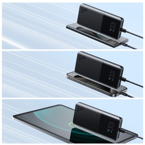 Powerbank 10000mAh 25W 2x USB-A 1x USB-C SFC - czarny