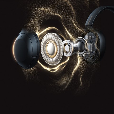 Słuchawki bezprzewodowe J-Head Series JR-JH2 z ANC Bluetooth - czarne