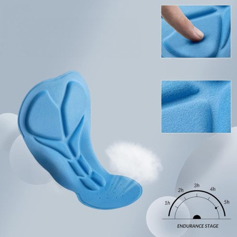 Spodnie rowerowe kolarskie długie oddychające z wkładką M - czarne