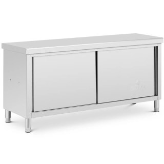 Stół blat roboczy centralny z szafką przelotową STAL 180 x 60 cm