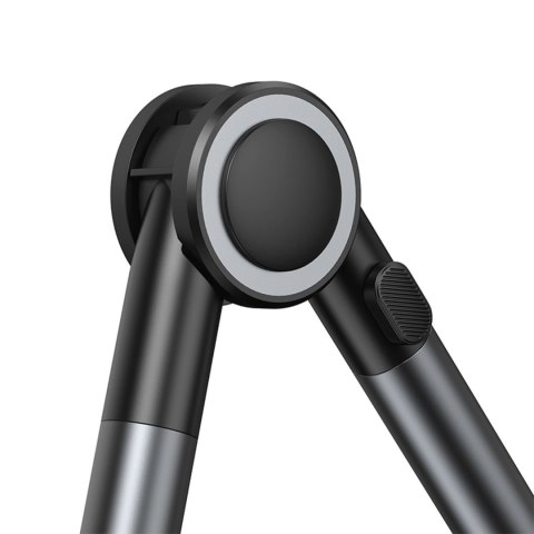 Uchwyt Otaku na telefon tablet obrotowy regulowany mocowany do blatu - szary