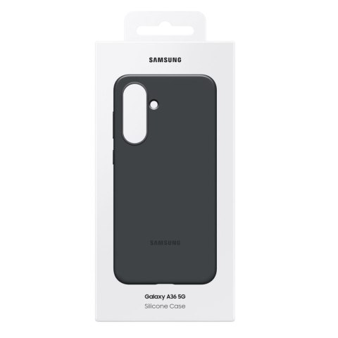 Etui silikonowe pokrowiec Samsung Silicone Case na Samsung Galaxy A36 5G - czarne