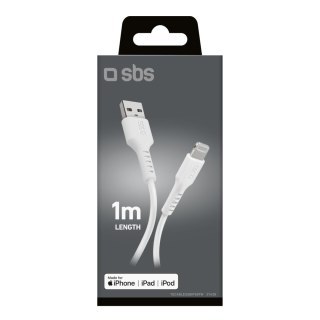 Kabel przewód USB-A - iPhone Lightning - biały