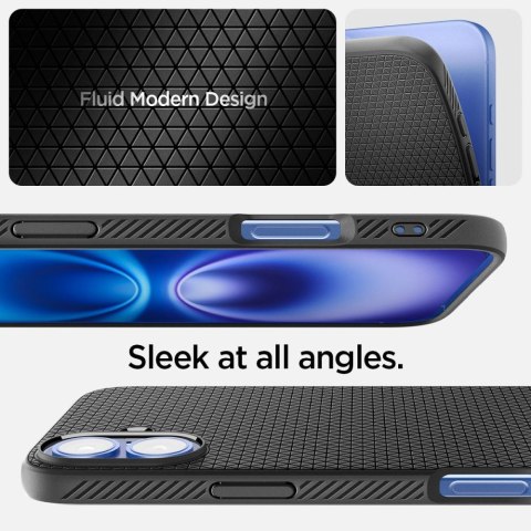 Etui case na iPhone 16 Liquid Air - czarne