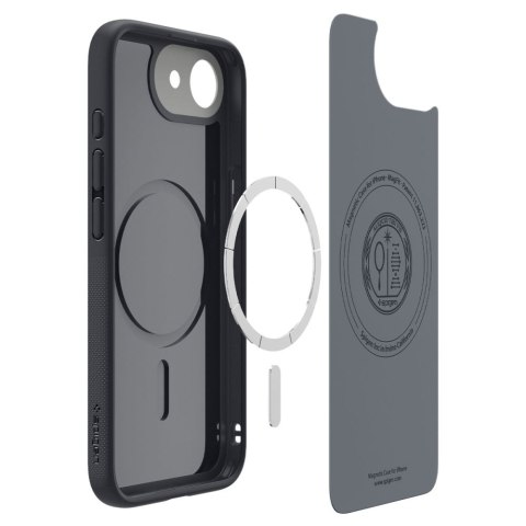 Etui case na iPhone 16e Nano Pop MagSafe - czarny mat