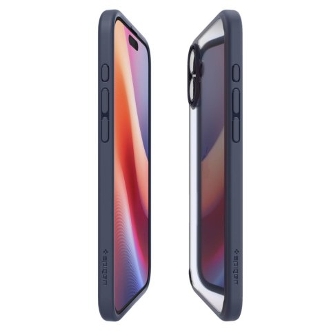 Etui ochronne na iPhone 16 Ultra Hybrid - przezroczysto niebieskie