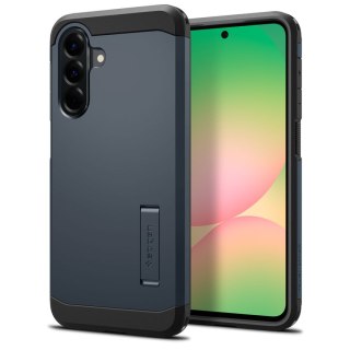 Etui plecki na Samsung Galaxy A56 5G z podstawką Tough Armor - szaro czarny