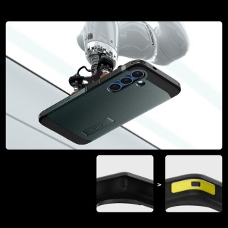 Etui pokrowiec na Samsung Galaxy S25+ Tough Armor MagSafe - zielone