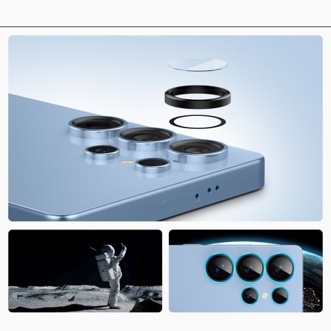 Osłona aparatu na Samsung Galaxy S25 Ultra czarna - 2 szt.