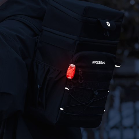 Plecak rowerowy turystyczny wodoodporny z komorą chłodzącą 14l - czarny