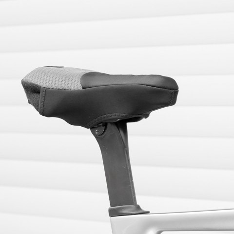 Pokrowiec nakładka na siodełko rowerowe rozmiar L - szary