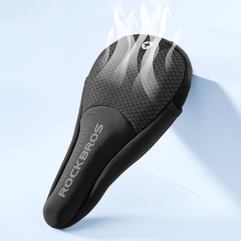 Pokrowiec nakładka na siodełko rowerowe rozmiar S - czarny