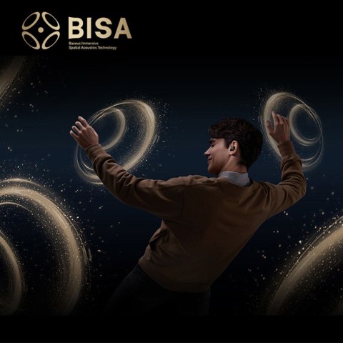 Słuchawki bezprzewodowe Bowie MA20 Pro TWS z ANC i IPX6 - czarne