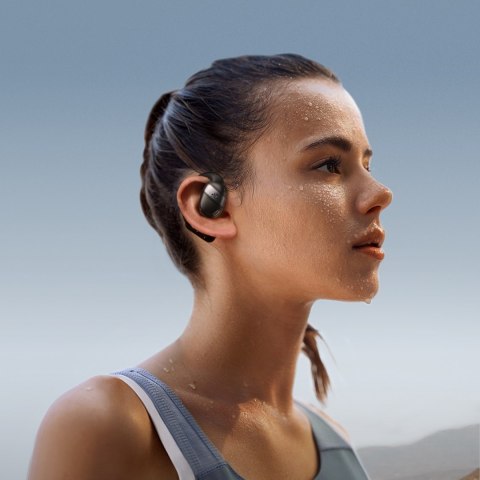 Słuchawki bezprzewodowe open ear TWS - czarne