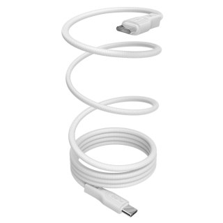 Kabel przewód magnetyczny USB-C 60W USB 1m - biały