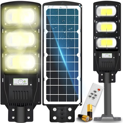 Lampa solarna uliczna miejska z czujnikiem ruchu zmierzchu LED PILOT 240 W