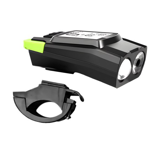 Lampka rowerowa przód tył z licznikiem dzwonkiem wentylami na akumulator