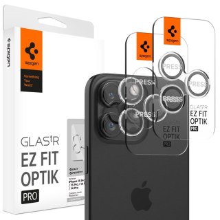 Osłona aparatu na iPhone 15 Pro / 15 Pro Max / 16 Pro / 16 Pro Max Glas.tR EZ Fit Optik Pro - 2 szt.