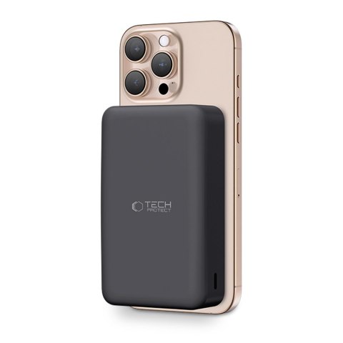 Powerbank 20000mAh z MagSafe kablem USB-C 30 cm - czarny