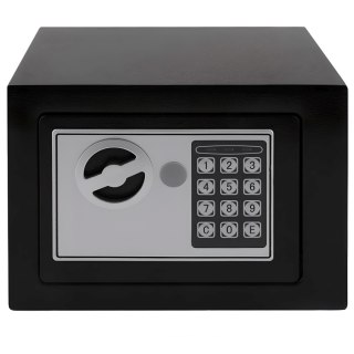 Sejf elektroniczny na klucz kod do domu biura STAL 23 x 17 x 17 cm