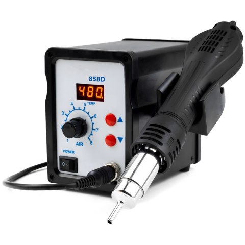Stacja lutownicza na gorące powietrze Hot Air 7 dysz spoiwa 100-480C 800 W