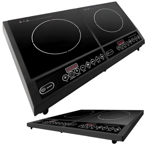 Kuchenka indukcyjna przenośna 2 pola grzewcze 4000 W