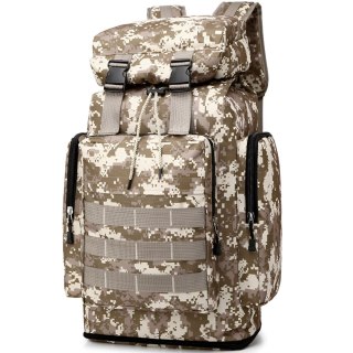 Plecak militarny taktyczny survivalowy 50 l - piaskowy