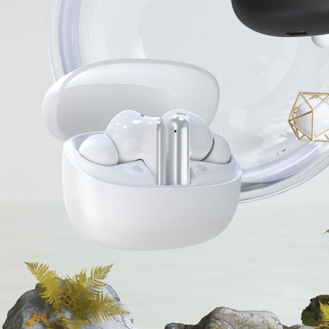 Słuchawki bezprzewodowe U21 TWS ANC ENC Bluetooth - białe