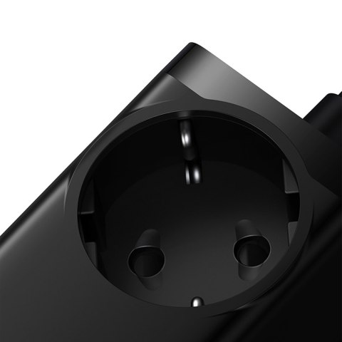 Stacja ładująca przedłużacz GaN3 USB-C USB-A gniazdo EU z kablem USB-C 100W 1m